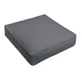 Sloane Charcoal Corded Indoor Outdoor Square Cushion