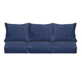 Sloane Dark Blue Indoor Outdoor Corded Sofa Cushion Set