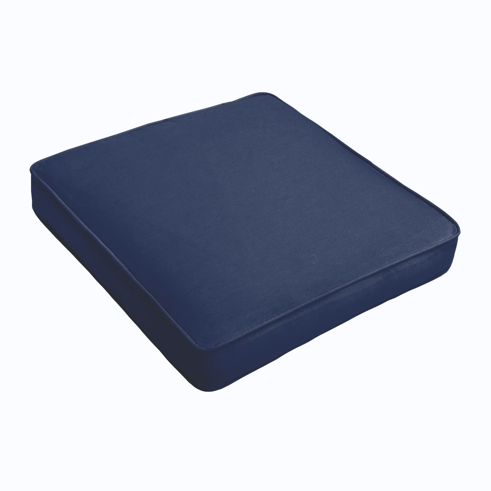 Sloane Dark Blue Square Cushion Corded