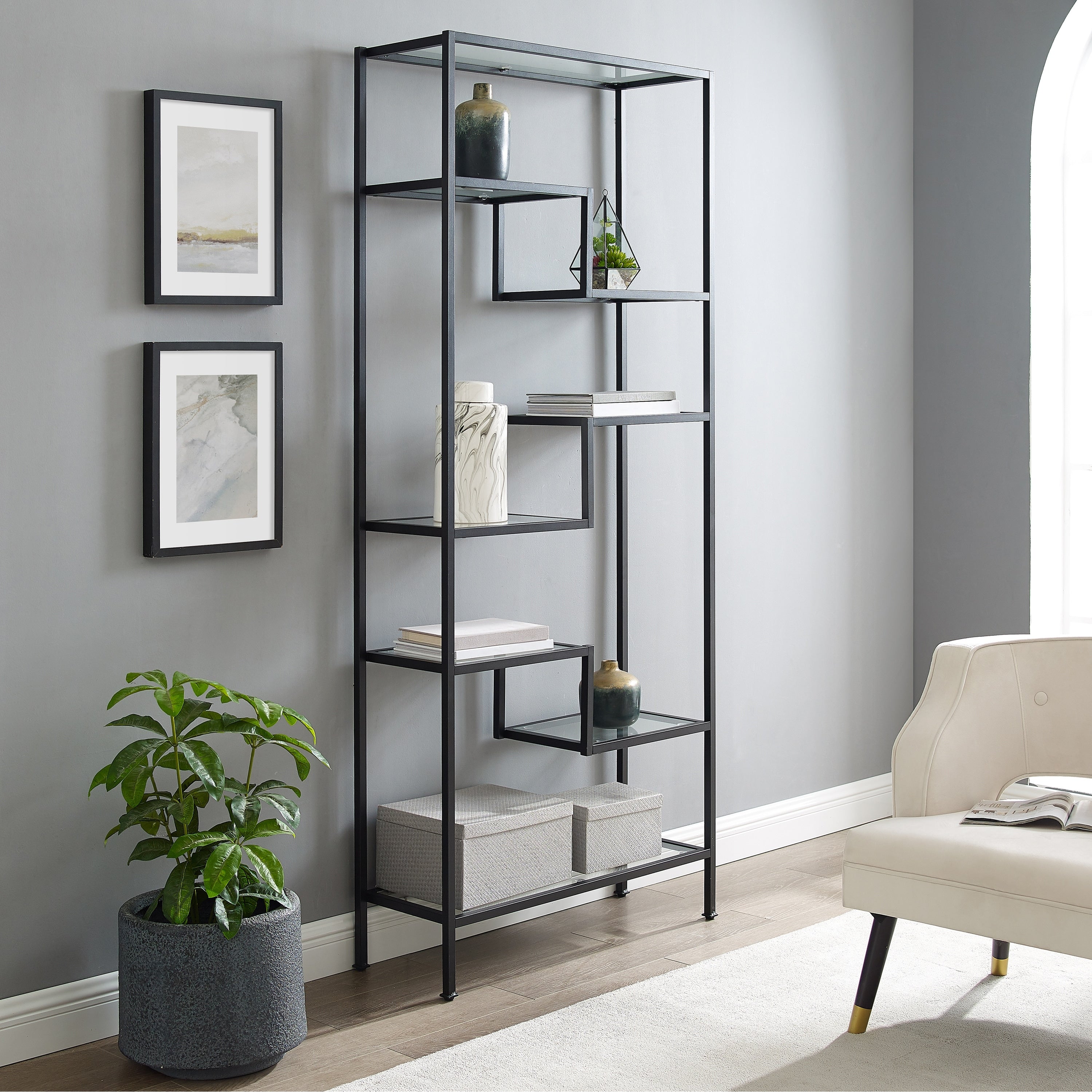 Sloane Etagere 78 H X 34.5 W X 12.5 D