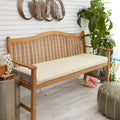 Sloane Ivory 60 Inch Indoor Outdoor Corded Bench Cushion