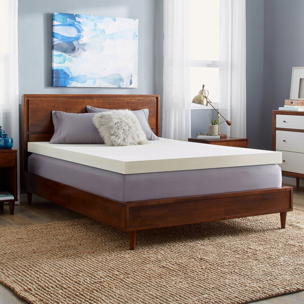 Slumber Solutions 3 Inch Memory Foam Mattress Topper