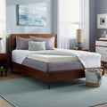 Slumber Solutions 4 Inch Memory Foam And 1.5 Inch Fiber Mattress Topper Off White