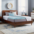 Slumber Solutions 4.5 Inch Gel Memory Foam And Fiber Mattress Topper