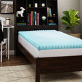 Slumber Solutions Dorm 3 Inch Twin Xl Size Textured Gel Memory Foam Mattress Topper