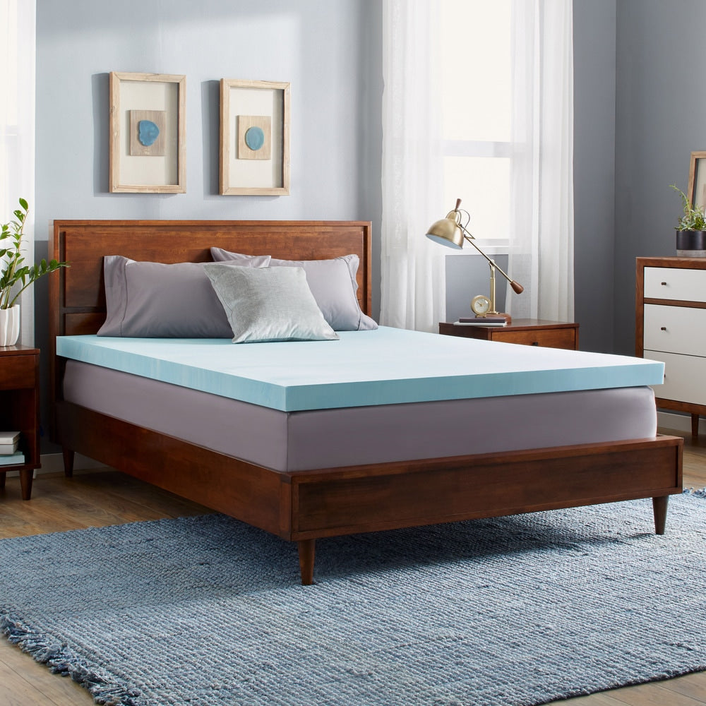 Slumber Solutions Gel 3 Inch Memory Foam Mattress Topper