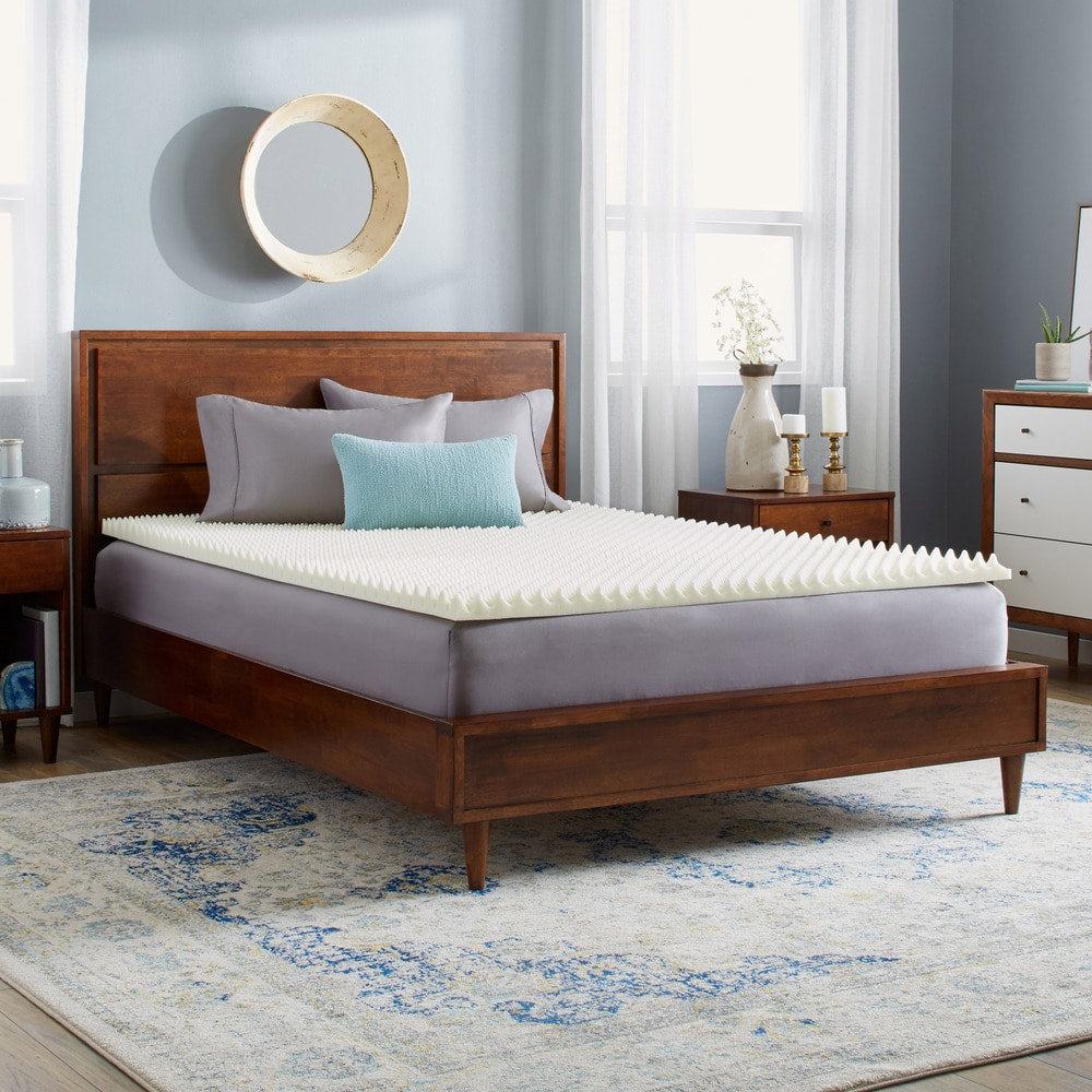 Slumber Solutions Highloft Supreme 2 Inch Memory Foam Mattress Topper