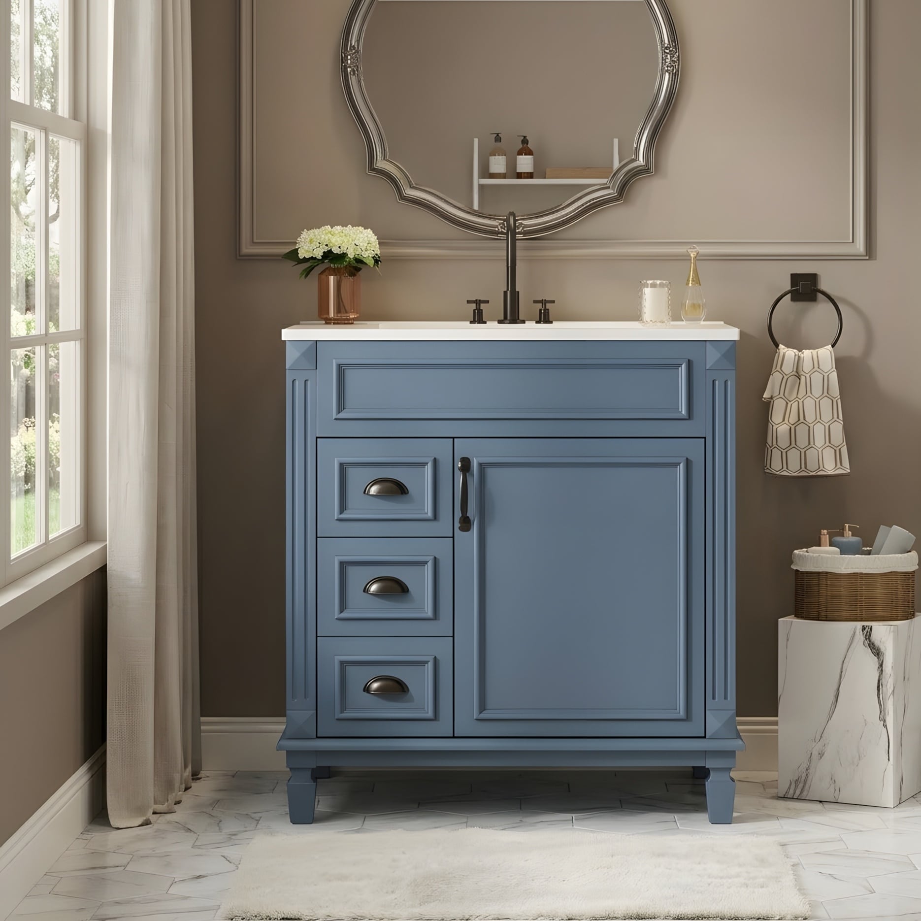 Small Bathroom Sink Cabinet