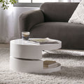 Small Circular Mod Rotatable Coffee Table By Christopher Knight Home