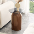 Small Coffee Table Round Center Table Modern Glass Coffee Table Small Mid Century Coffee Table Tempered Glass Top