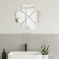 Small Decorative Wall Self Adhesive Shaped Mirrors Set Of 4 Round N A