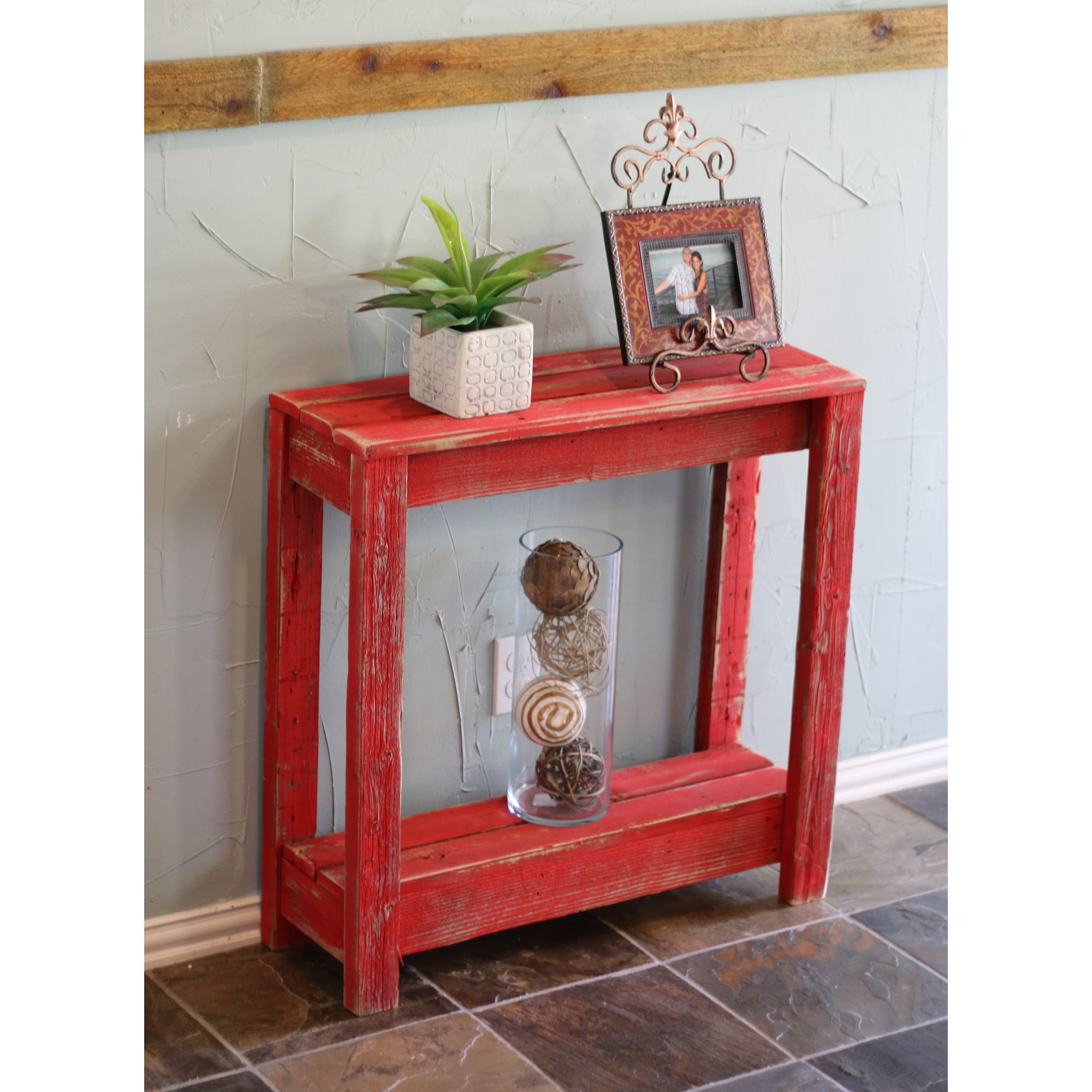 Reclaimed Wood Small Entry Console