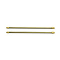 Evideco White Adjustable Flat Sash Rod Set Of 2