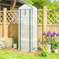 Small Greenhouse Portable Small Greenhouse Plant Rack White