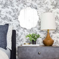 Copper Grove Gasperaux Small Peaked Frameless Mirror