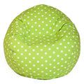 Small Polka Dot Shredded Foam Bean Bag Chair