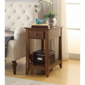 Smart Looking Side Table Walnut Brown