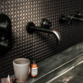 Minimo Nero 11.55 In. X 9.64 In. Peel And Stick Self Adhesive Decorative Mosaic Wall Tile Backsplash 4 Pack