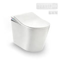Smart Toilet With Bidet Auto Open Close Lid Heated Seat Foam Shield Integrated Tank With Pump Ada Elongated One Piece
