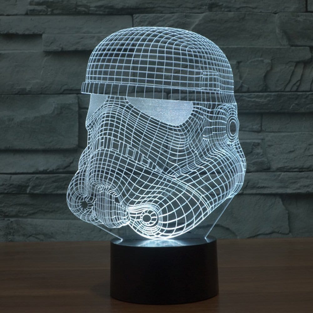 Smart Touch 3D Illusion 7 Color Led Light Stormtrooper