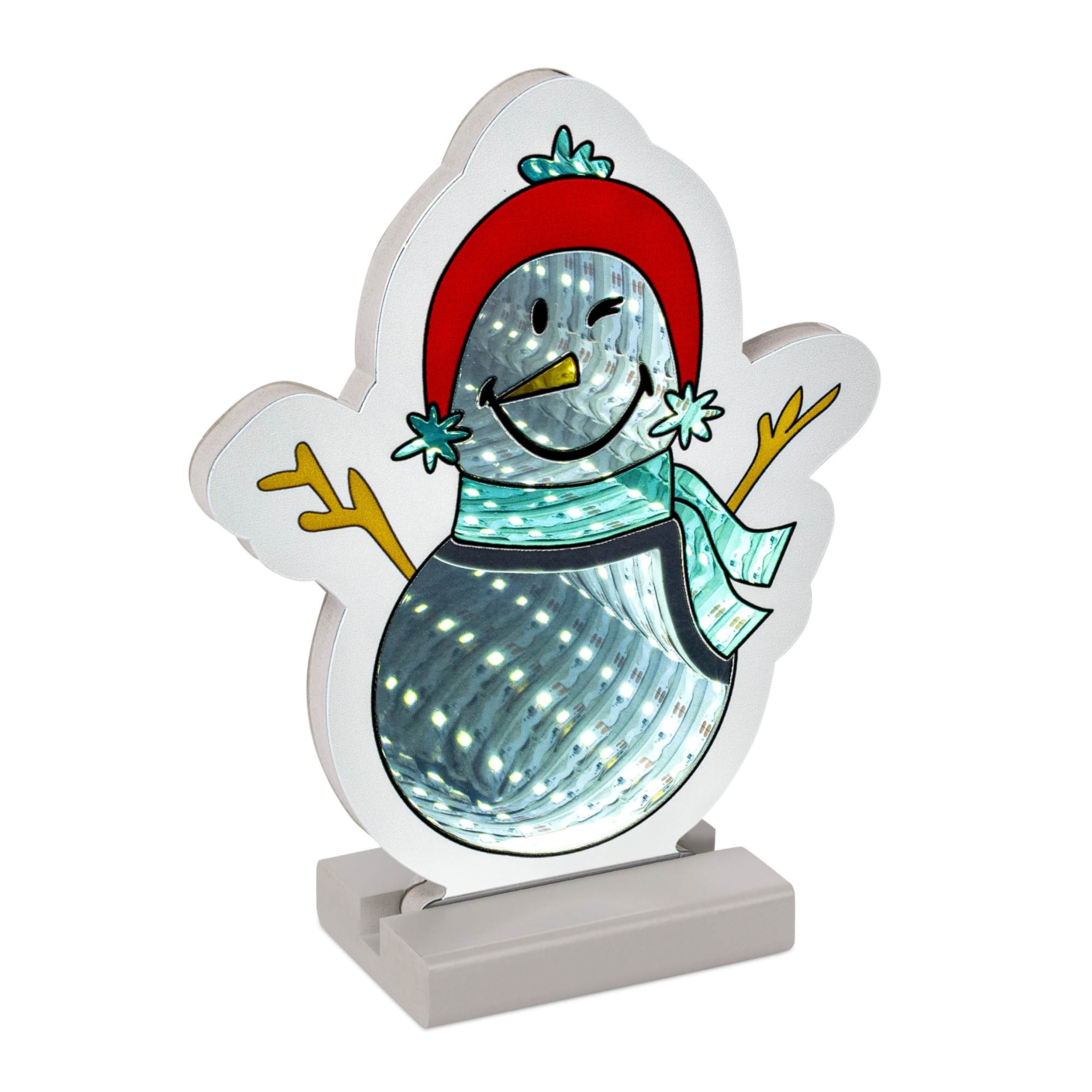 Smileyworld Snowman Ekkolight 8.75 H