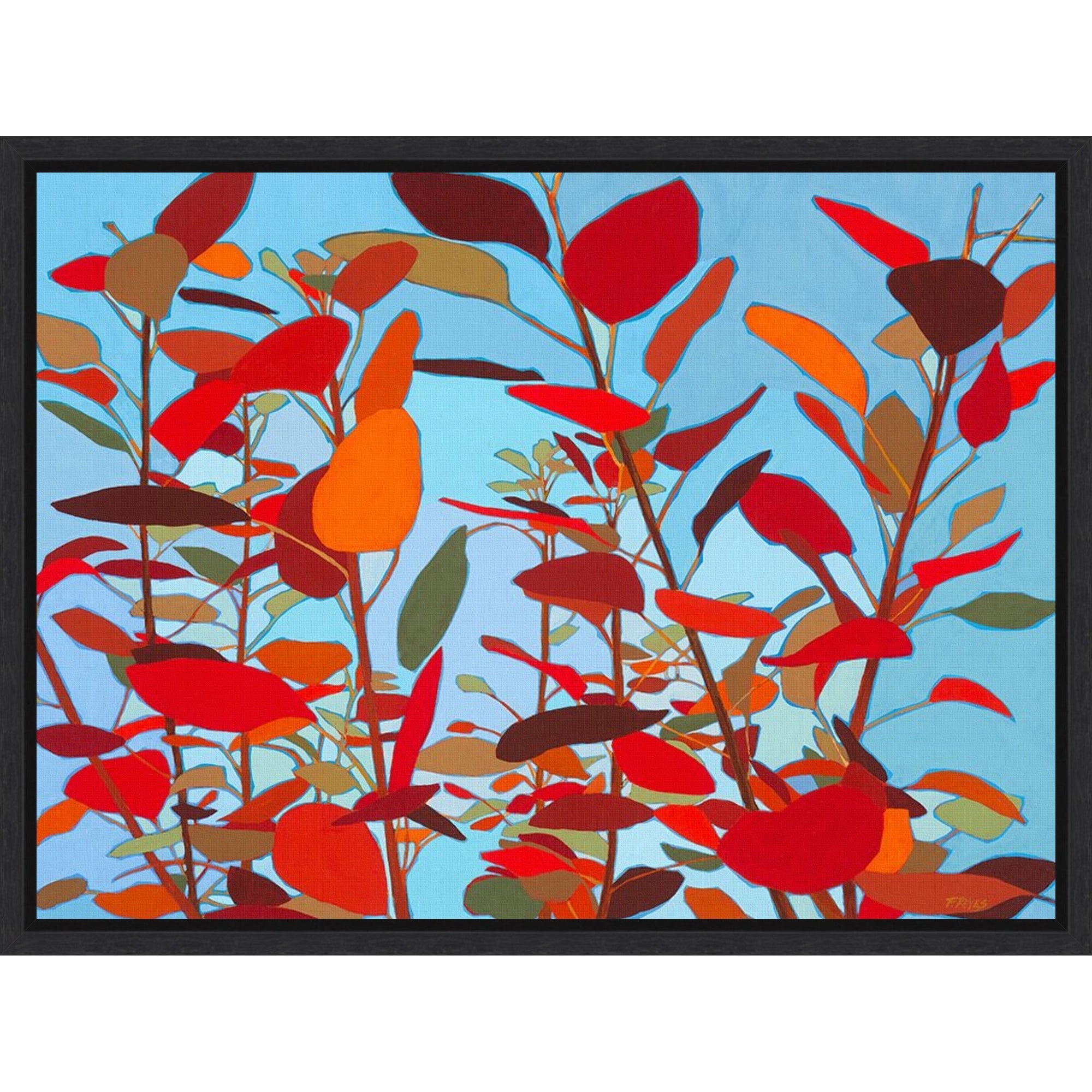 Smoke Tree Carnival By Fernando Reyes Framed Canvas Wall Art Print