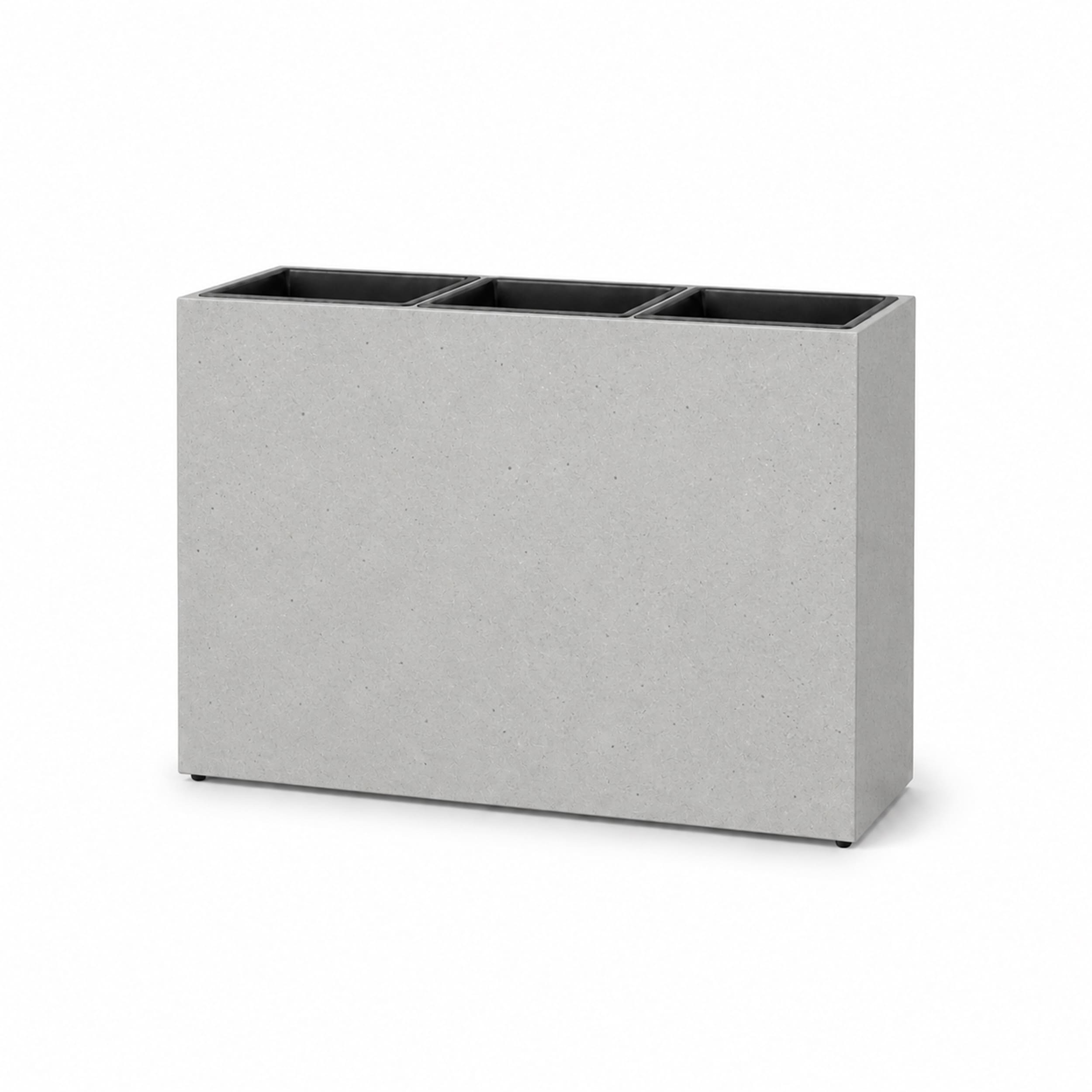 Smooth Rectangular Fiber Cement Planter
