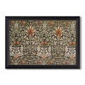 Snakeshead Charcoalspice C 1876 William Morris Custom Framed Canvas