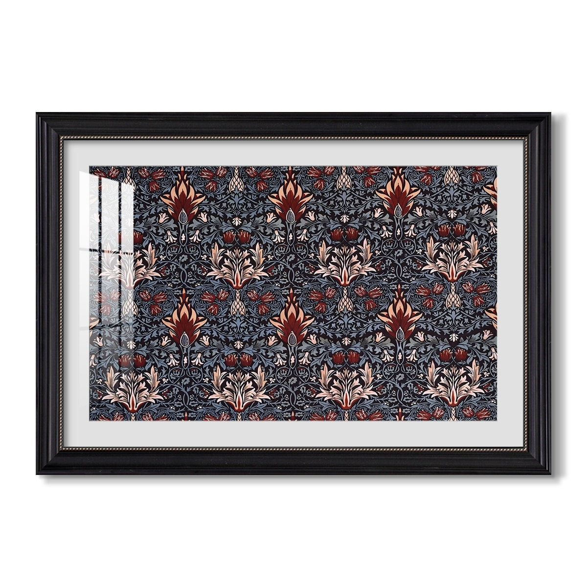 Snakeshead C 1876 William Morris Custom Framed Print