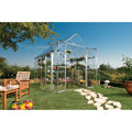 Palram Silver 8Ft. X 8 Ft. Snap And Grow Greenhouse