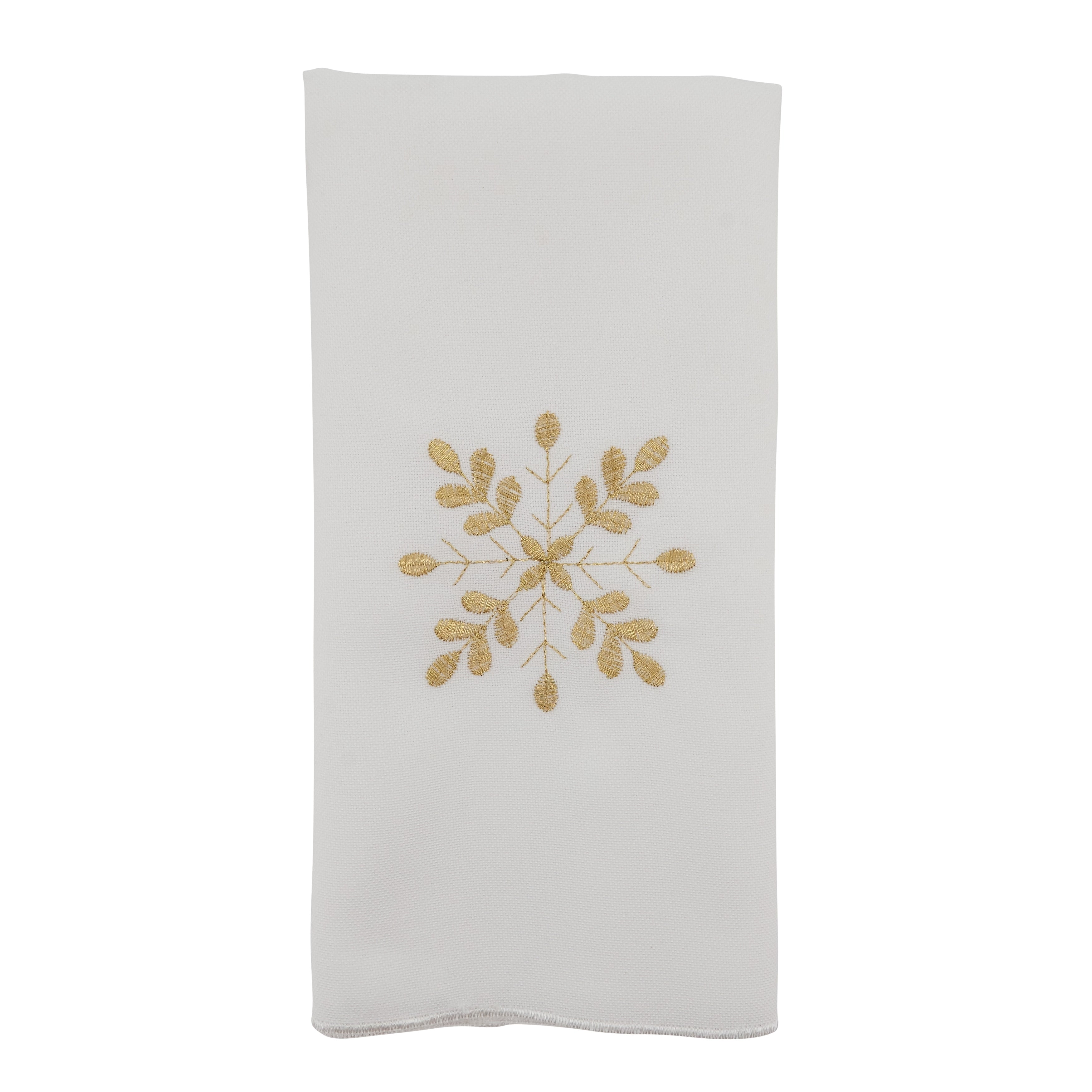 Snowflake Design Napkin Set Of 8
