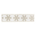 Snowflake Wired Ribbon 4 X 5 Yds.