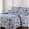 Snowflakes Printed 170 Gsm Cotton Oversized Soft Flannel Duvet Set