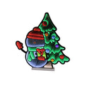 Snowman With Christmas Tree Ekkolight 27 H