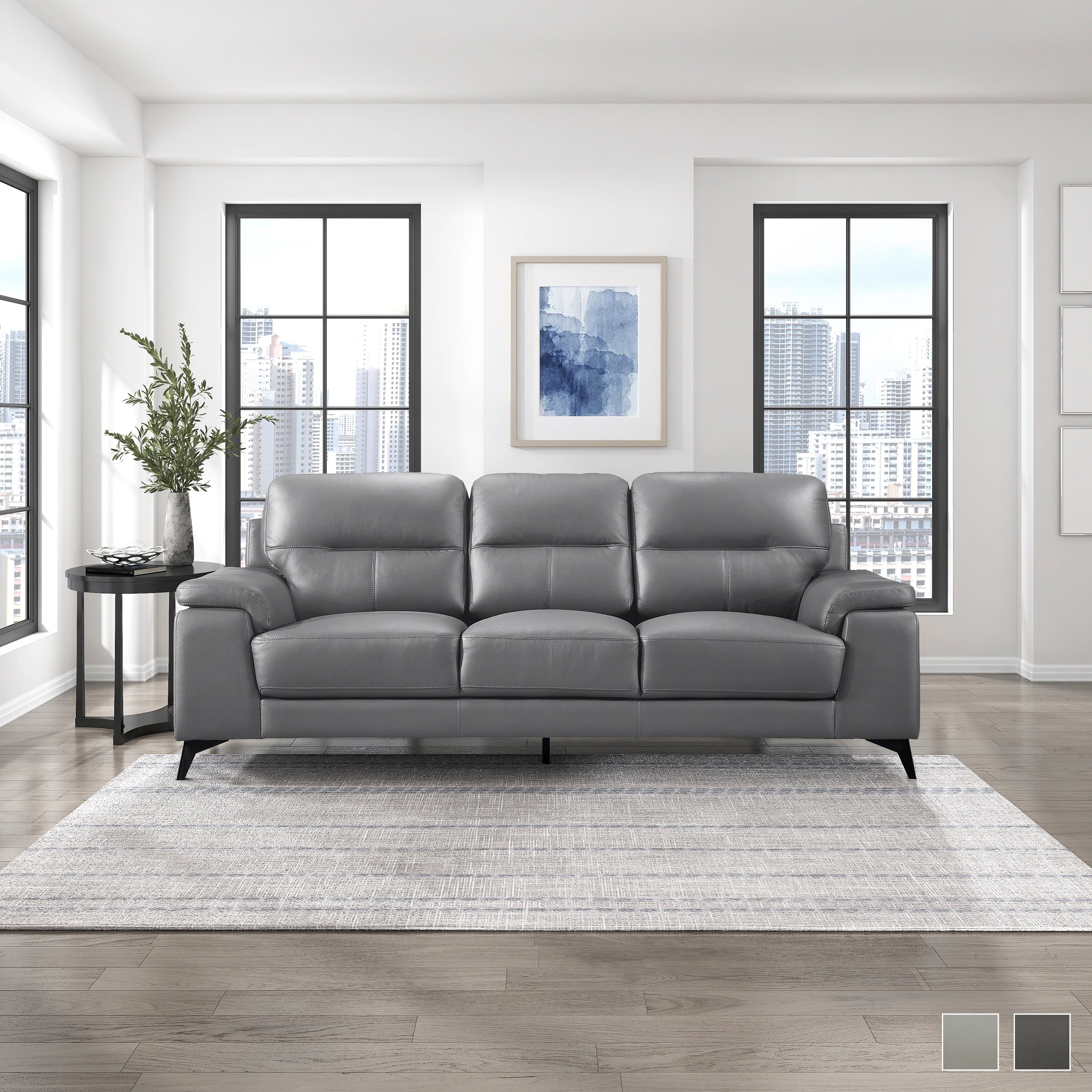 Socorro Leather Sofa