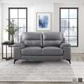 Socorro Leather Loveseat