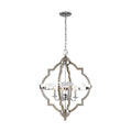 Socorro Washed Pine 4 Light Led Hall Foyer
