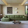Sofa 135 In Casual Green 4 Seater Left Sectional 8 X 10