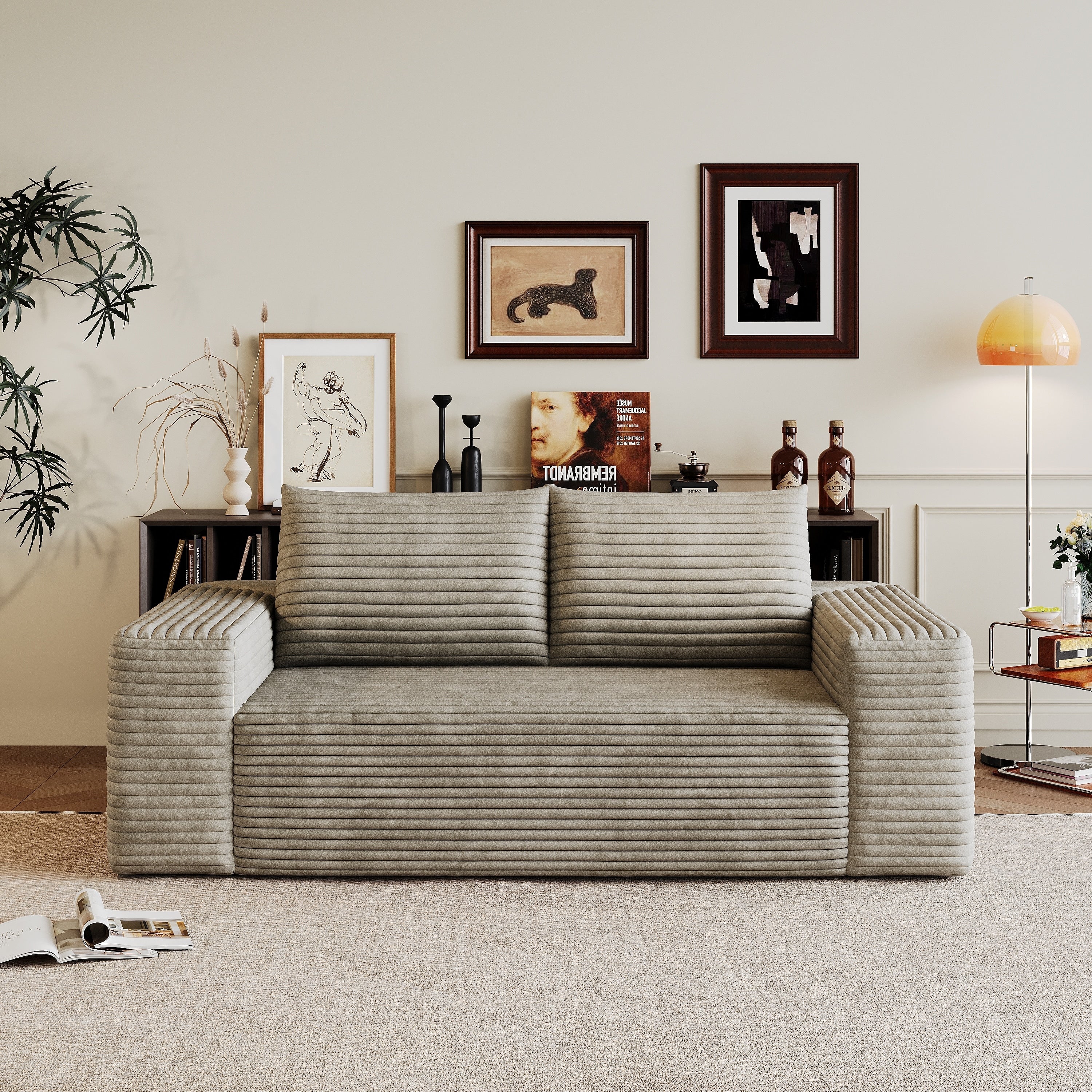 Sofa Couch Camel 2 Seater Sofa Couch With Armrests Vintage Living Room Sofa Sleeper Sofa Couch Loveseat