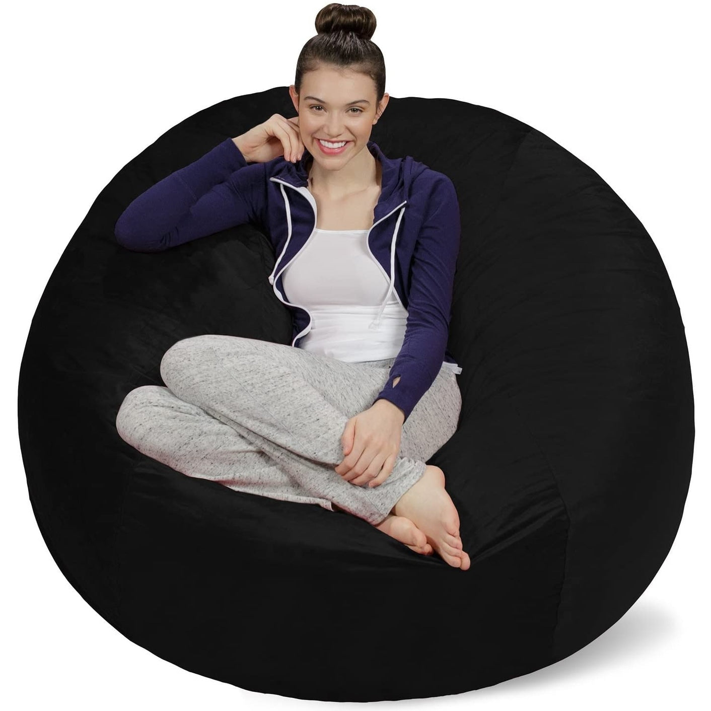 Sofa Sack 5 Foot Bean Bag Chair Large Memory Foam Bean Bag