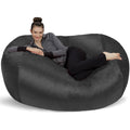 Porch Den Green Bridge 6 Foot Memory Foam Bean Bag Lounger