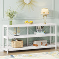 Sofa Table 3 Tiers Console Table Narrow Long Sofa Table
