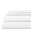 Merit Linens Premium Ultra Soft 4 Piece Stippled Pattern Bed Sheet Set