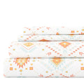 Merit Linens Premium Ultra Soft Aztec Dreams Pattern 4 Piece Bed Sheet Set