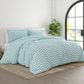 Merit Linens Premium Ultra Soft Arrow Pattern 3 Piece Duvet Cover Set