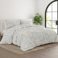 Merit Linens Premium Ultra Soft Garden Pattern 3 Piece Duvet Cover Set