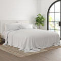 Merit Linens Premium Ultra Soft Polaris Pattern 4 Piece Bed Sheet Set