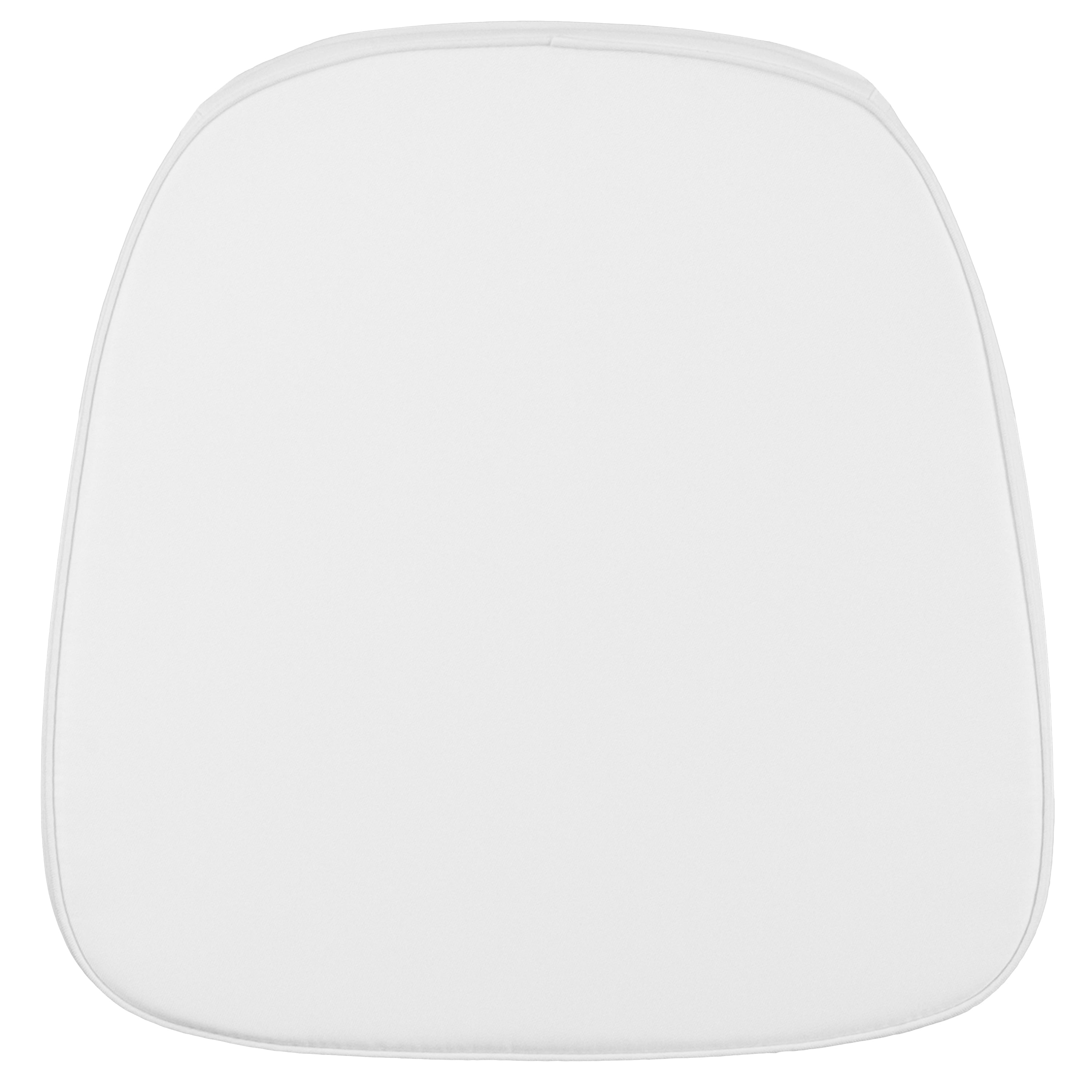 Soft Snow White Fabric Chiavari Chair Cushion Chair Accessories