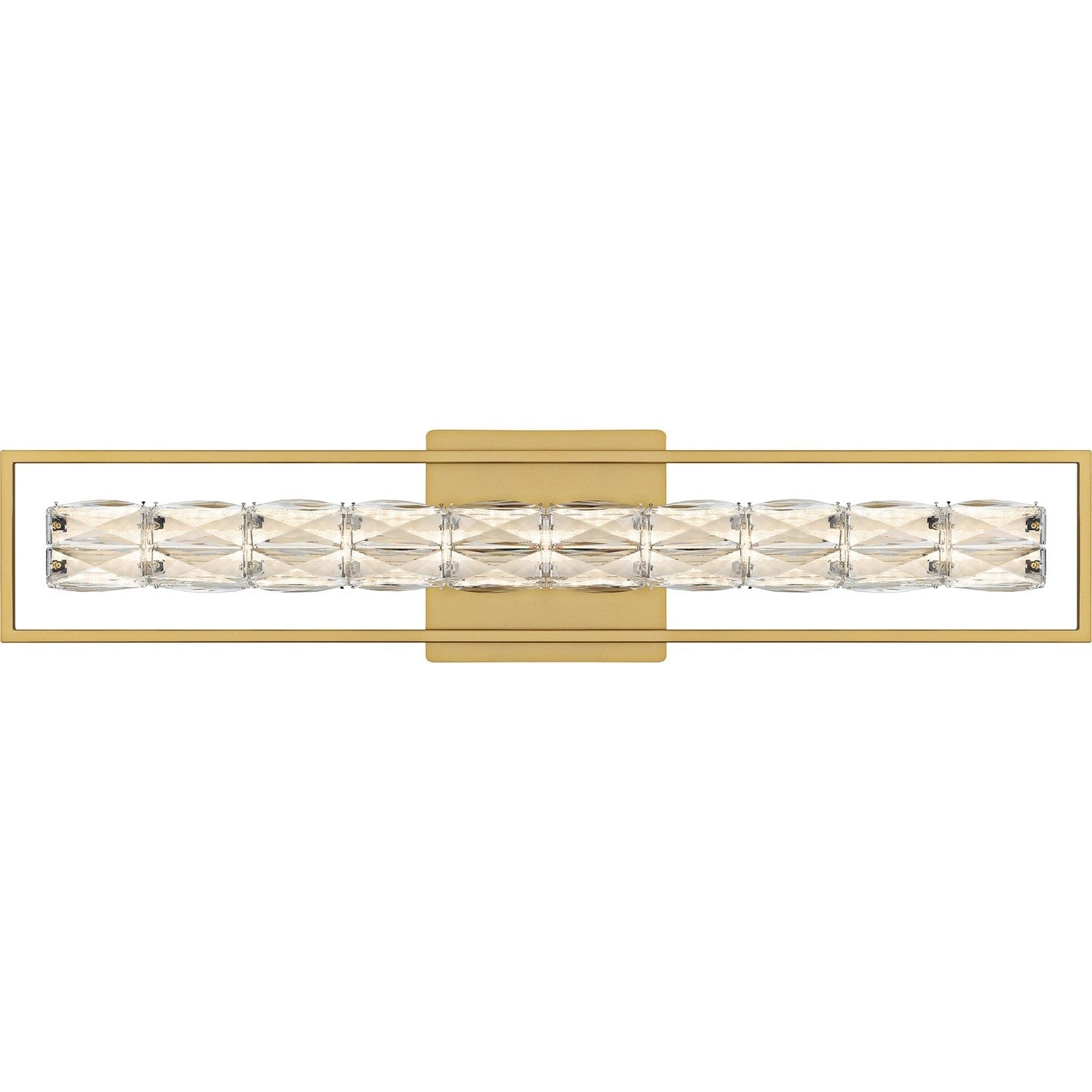 Soft Gold Led Bathroom Vanity Light From The Dazzle Collection