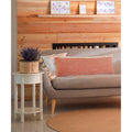 Soft Striped Cinnamon Throw Pillow